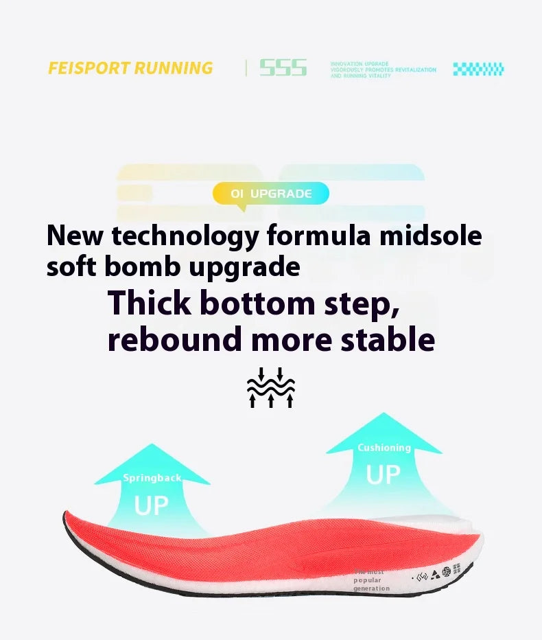 Feidian 5E Ultra-Light Carbonboard Running Shoes – 2025
